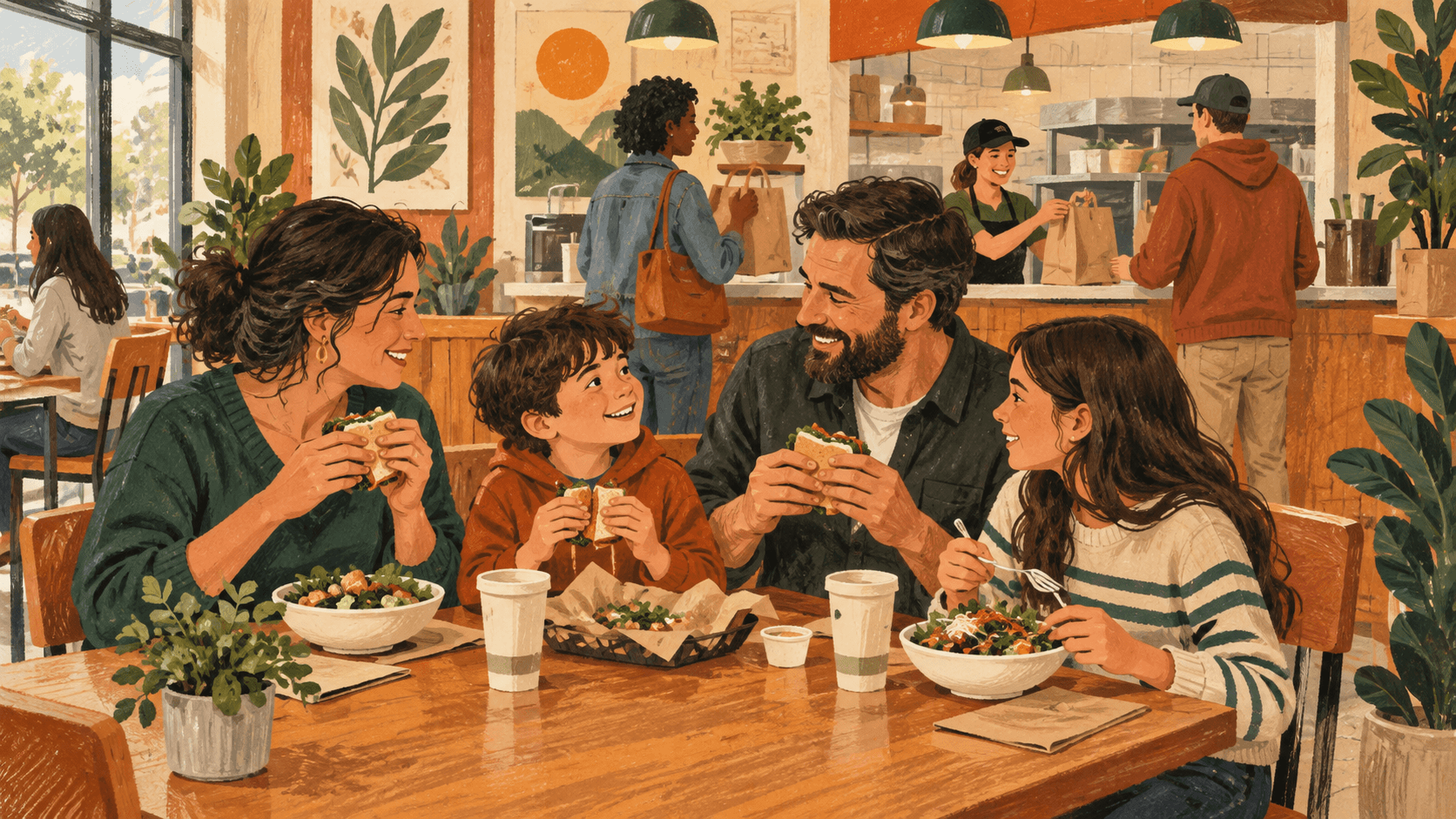 Higher-income households account for most restaurant spending